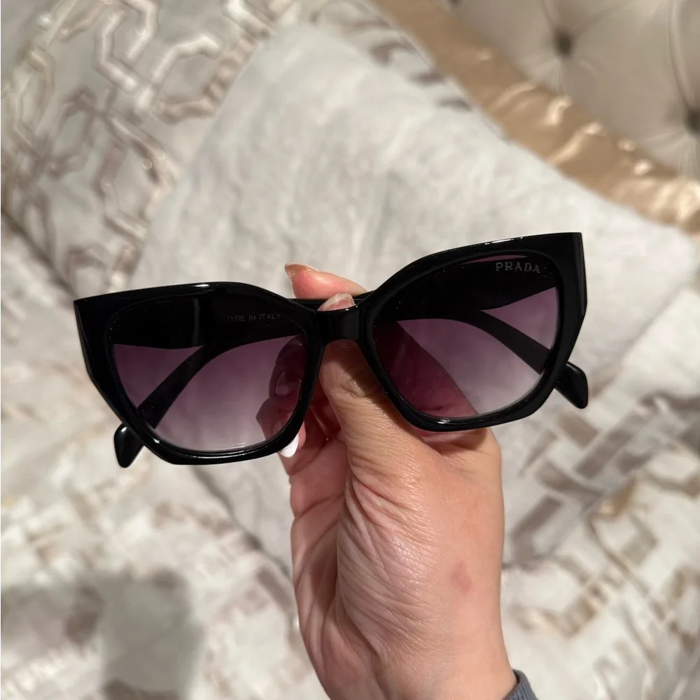 Prada like Black Designer Sunglasses PR19ZS - Picture 3 of 4